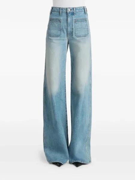 Jeansy Khaite niebieskie