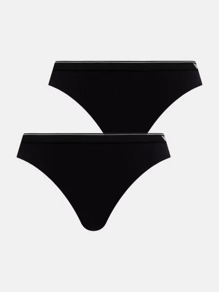 Emporio Armani Underwear nohavičky dámske s bavlnou čierna