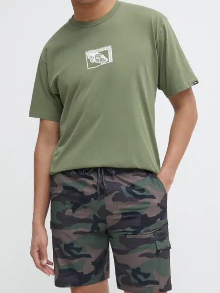 Къс панталон Quiksilver зелено