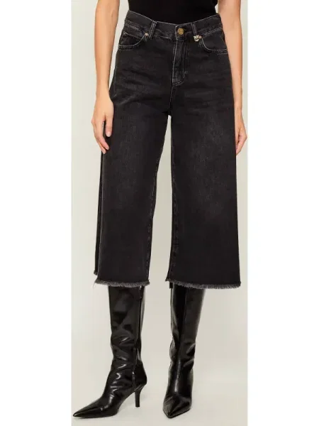 Pinko Blugi BURKINA | flare fit negru