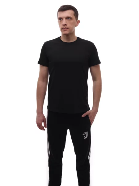 Футболка STREAM віскоза/поліестер чорний