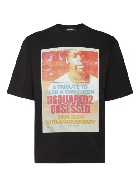 Tricou Dsquared2 cu imagine negru