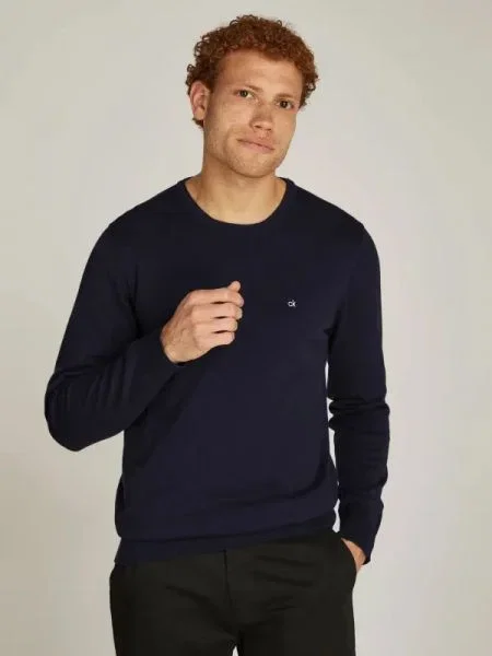 Calvin Klein Pulover cu adaos de mătase
