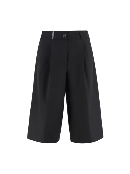 Szerokie kuloty Peserico czarne