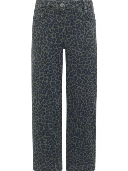 CECIL Jeans Neele oliv / verde închis negru