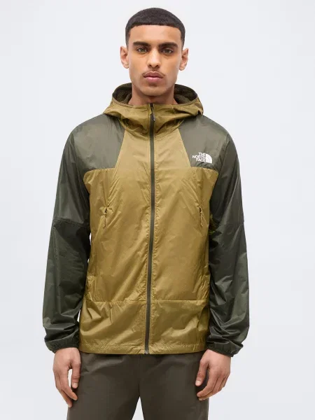 THE NORTH FACE Outdoorová bunda RIDGELITE olivová / tmavozelená biela