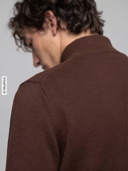Bluza z kołnierzem o kroju regular fit z czystej bawełny model ‘DANE’ Selected Homme
