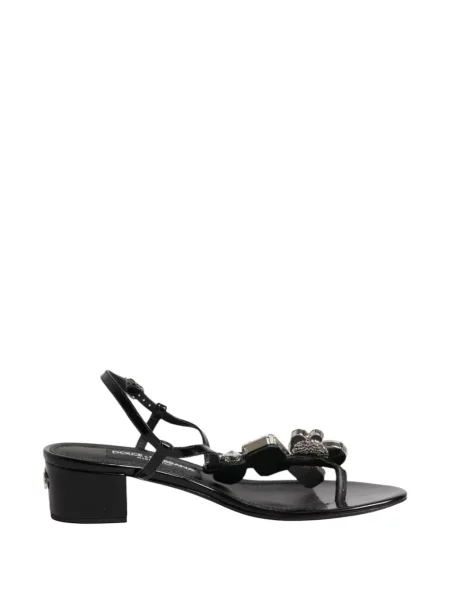 Sandale Dolce & Gabbana cu bretele negru