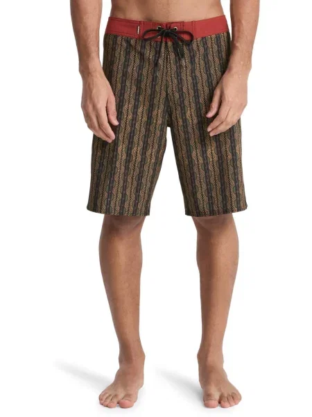 Szorty plażowe dla Mężczyzn SURFSILK STRAIGHT brązowy
