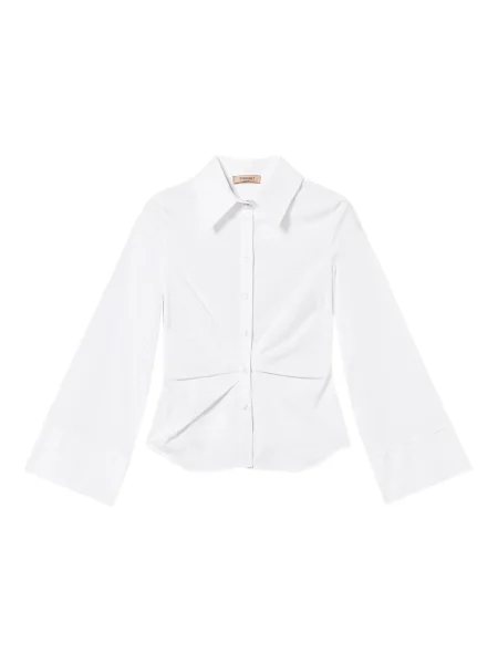 Cămașă Twinset drapată alb