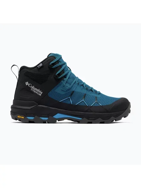 Încălțăminte de trekking pentru bărbați Columbia Peakfreak Titanum Outdry Mid phoenix blue/compass blue albastru