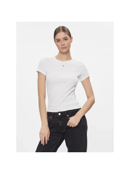 Tommy Jeans Póló ESSENTIAL' fehér