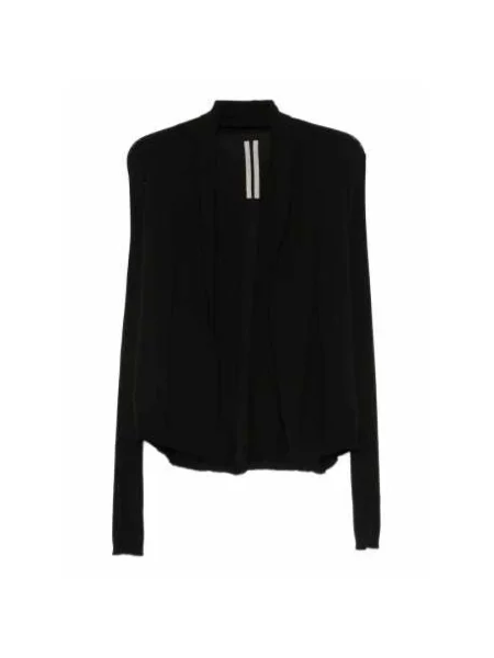 Kardigan Rick Owens wełniany czarny