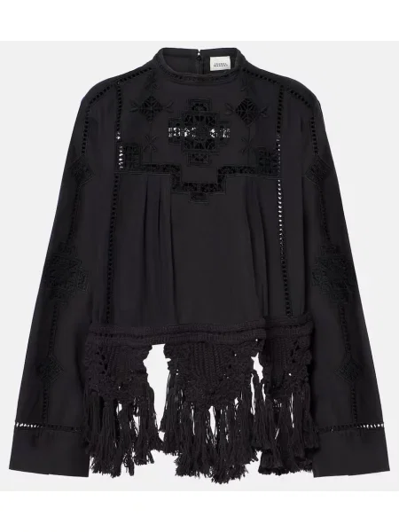 Bluză Isabel Marant tricotate negru