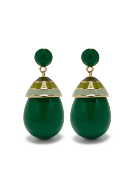 Обеци Eshvi зелено