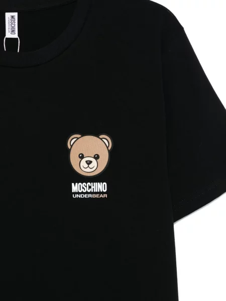 Tricou Moschino cu autograf negru