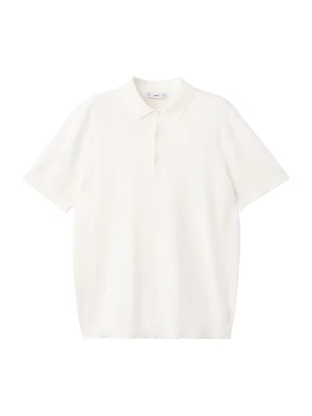 MANGO MAN Pulover Arraona lână alb