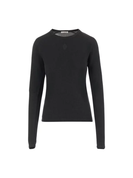 Lniany sweter By Malene Birger czarny