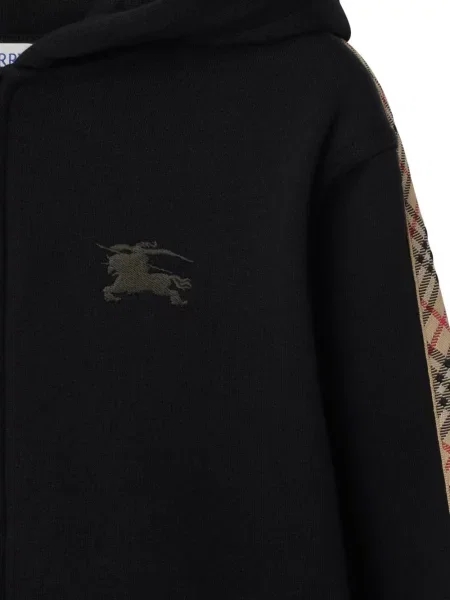 Bluza z kapturem dziecięca Burberry czarna