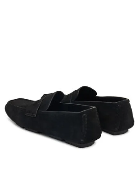 Calvin Klein Mokaszin Square Driver Suede fekete