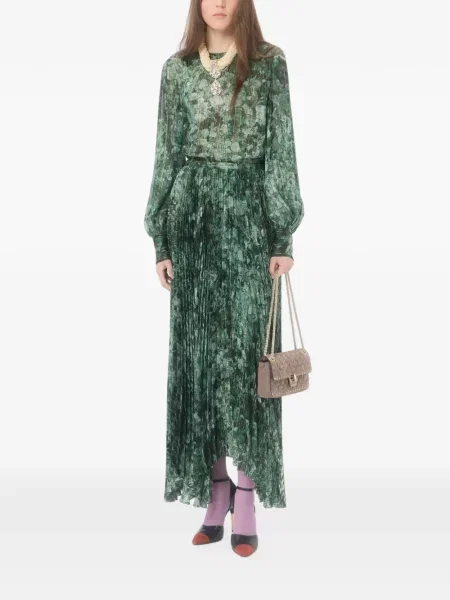 Lung fustă Valentino Garavani verde