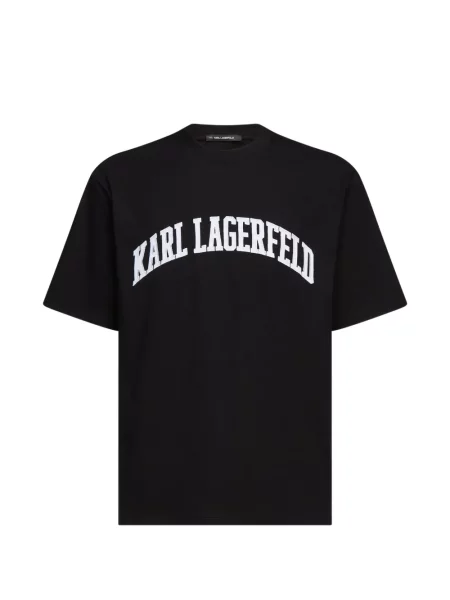 Tricou Karl Lagerfeld cu imagine negru