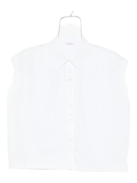 Cămașă Transit fără mâneci alb