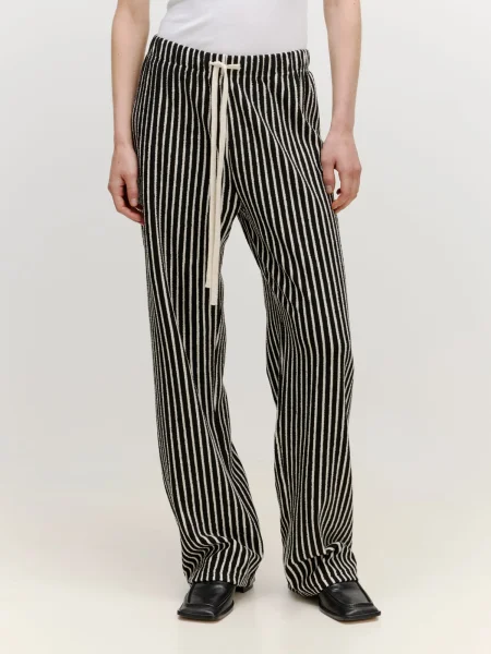 EDITED Pantaloni Emmie negru alb