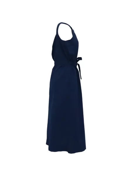 Cu centură rochie midi Max Mara albastru