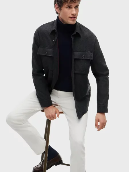 Фланелева сорочка Tommy Hilfiger сіра