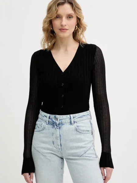 Pinko cardigan din amestec de lână negru