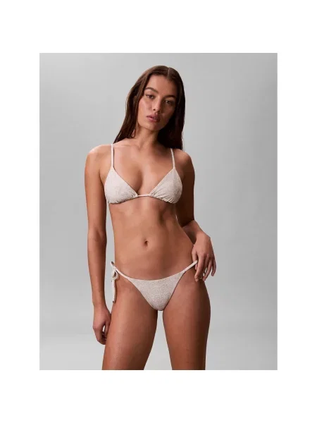 Calvin Klein Swimwear Bikini gornji dio svijetlosiva bijela