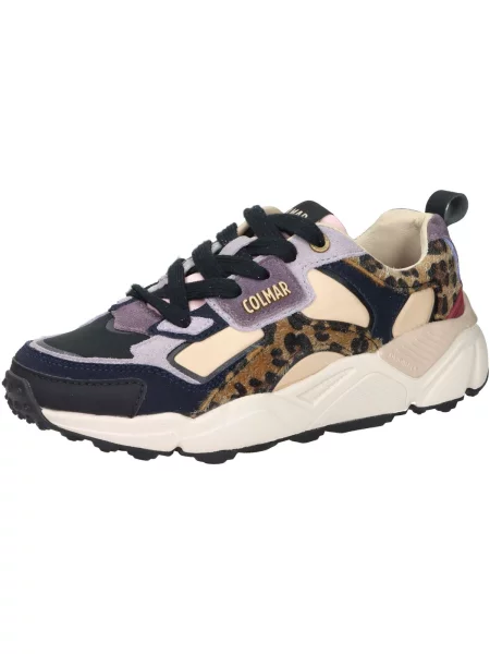 Tenisky Colmar s leopardím vzorom čierna
