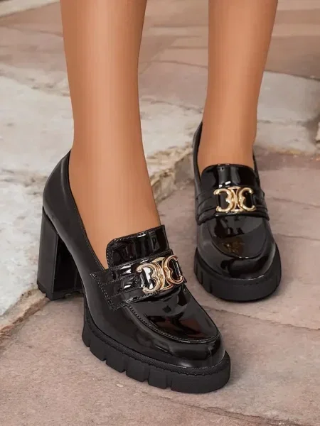 Mocasini Resti negru