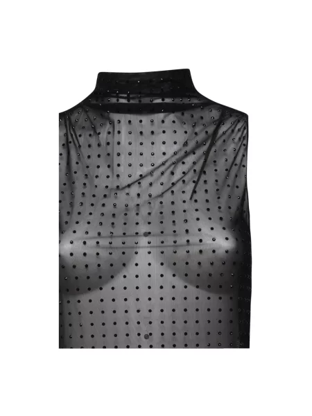 Top Pinko elegancki czarny