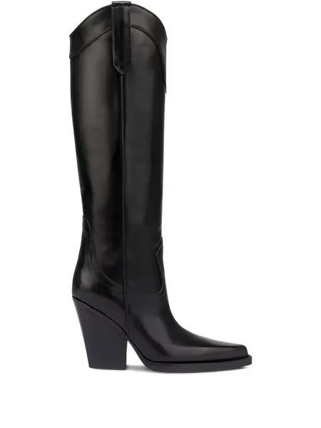 Botine Paris Texas din piele negru