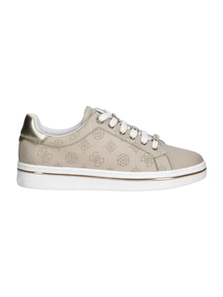 Sneakersy Guess skórzane beżowe