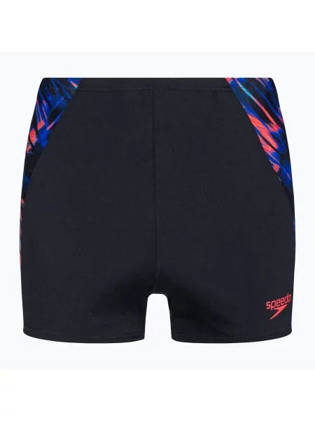 Мъжки къси панталони за плуване Speedo ECO END+ Splice black/orange черно