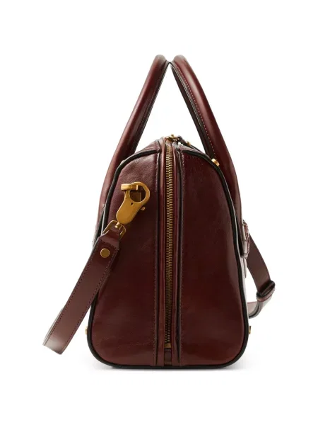 Torba Versace skórzana brązowa