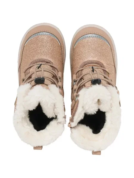 Viking Kids gyerek téli cipő Toasty Glitter Warm GTX Zip bézs