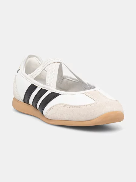 Usnjene balerinke adidas Barreda Mary Jane bela