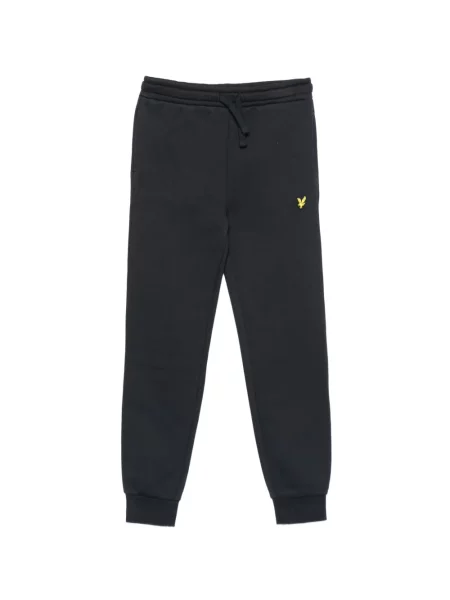 Spodnie dziecięce Lyle & Scott czarne