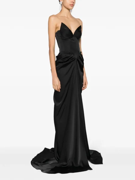 Rochie Ana Radu din satin negru