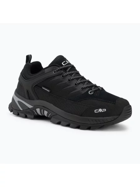 Női túrabakancs CMP Rigel Low Waterproof black/grey. Méret: 40 EU fekete