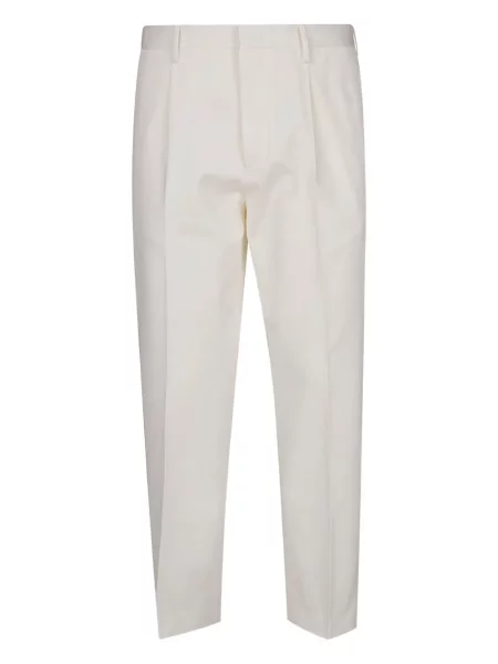 Pantaloni Alpha Industries plisate alb