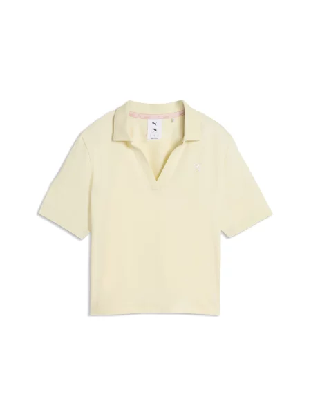 Koszulka polo golfowa PUMA x ARNOLD PALMER Modalon Akcesoria S żółty