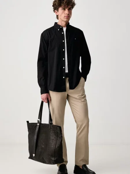 Tommy Hilfiger cămașă pentru bărbați din negru