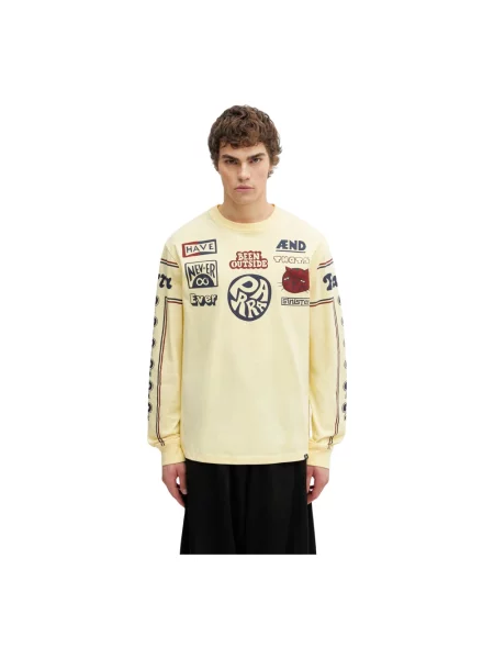 By Parra Never sinister longsleeve żółta