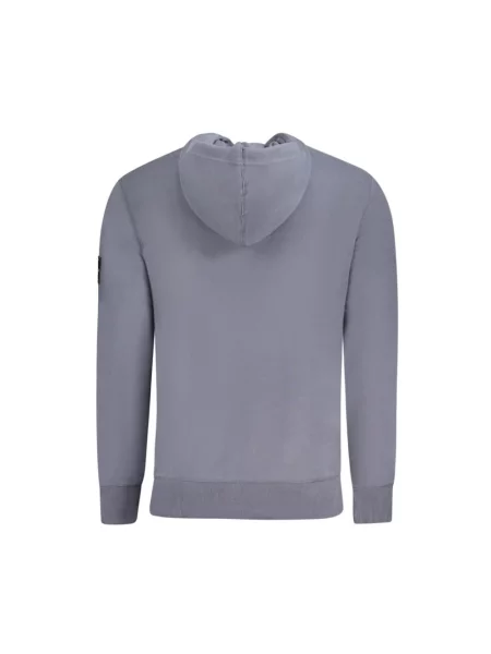 Bluza z kapturem Calvin Klein Jeans z kapturem niebieska