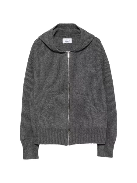 Cardigan Lc23 tricotate gri